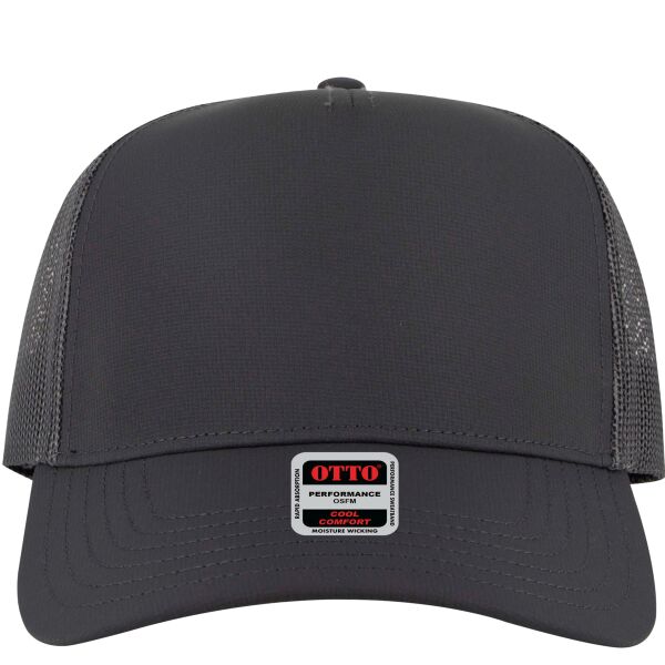 OTTO CAP® 5 Panel Mid Profile Mesh Back Trucker Hat Thumbnail
