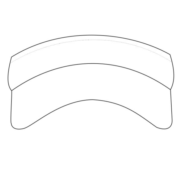 Youth Sport Twill Visor Thumbnail