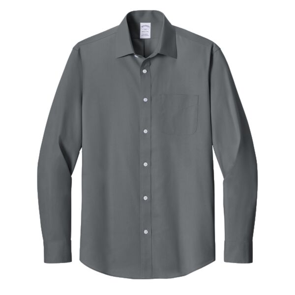 Wrinkle Free Stretch Pinpoint Spread Collar Shirt Thumbnail