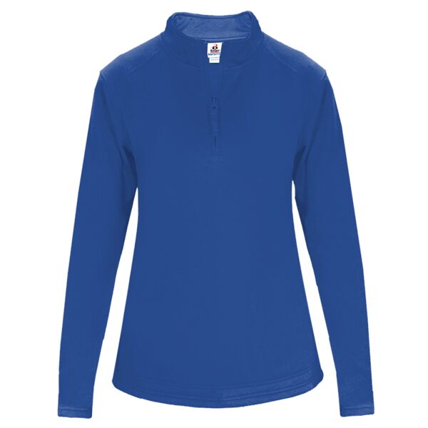 Women's Quarter-Zip Poly Fleece Pullover Thumbnail