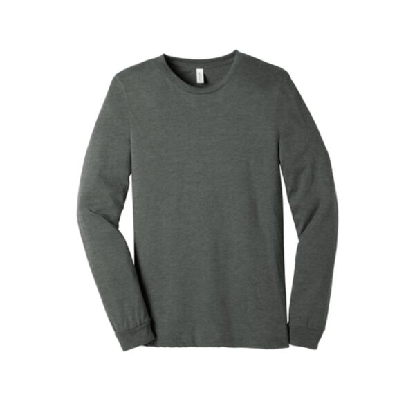 BELLA+CANVAS® Unisex Heather CVC Long Sleeve Tee Thumbnail