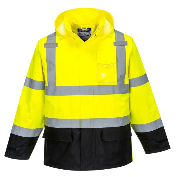 Hi-Vis Contrast Rain Jacket Thumbnail