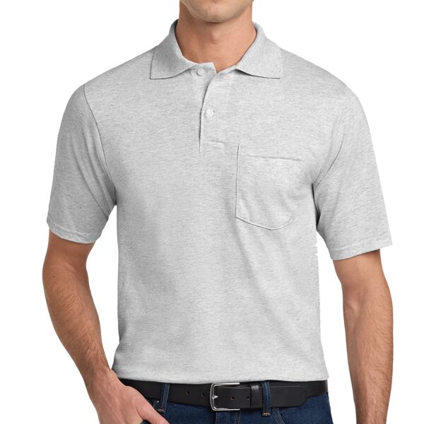 SpotShield 5.4 Ounce Jersey Knit Sport Shirt with Pocket Thumbnail