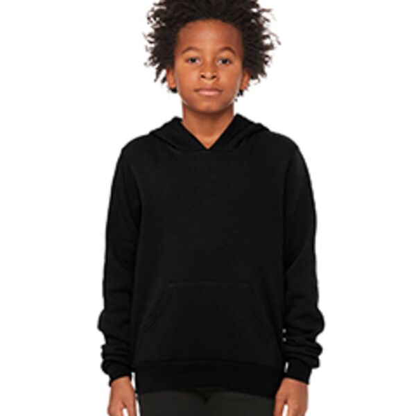 Bella + Canvas Youth Sponge Fleece Pullover Hooded Sweatshir Thumbnail