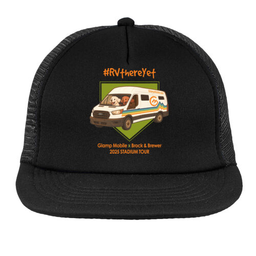 Flat Bill Snapback Trucker Cap Thumbnail